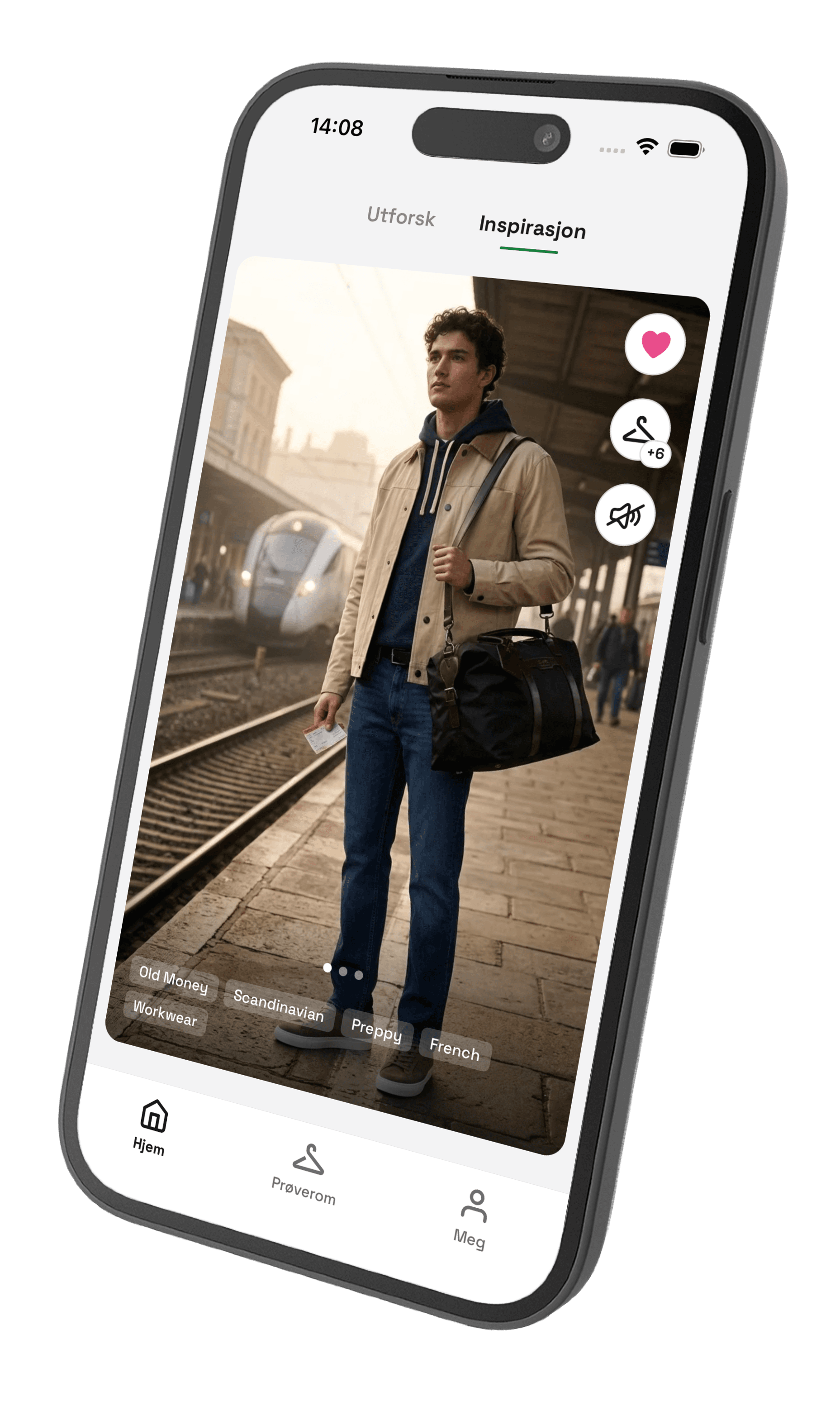 Plagg-appen — inspirasjonsfeed