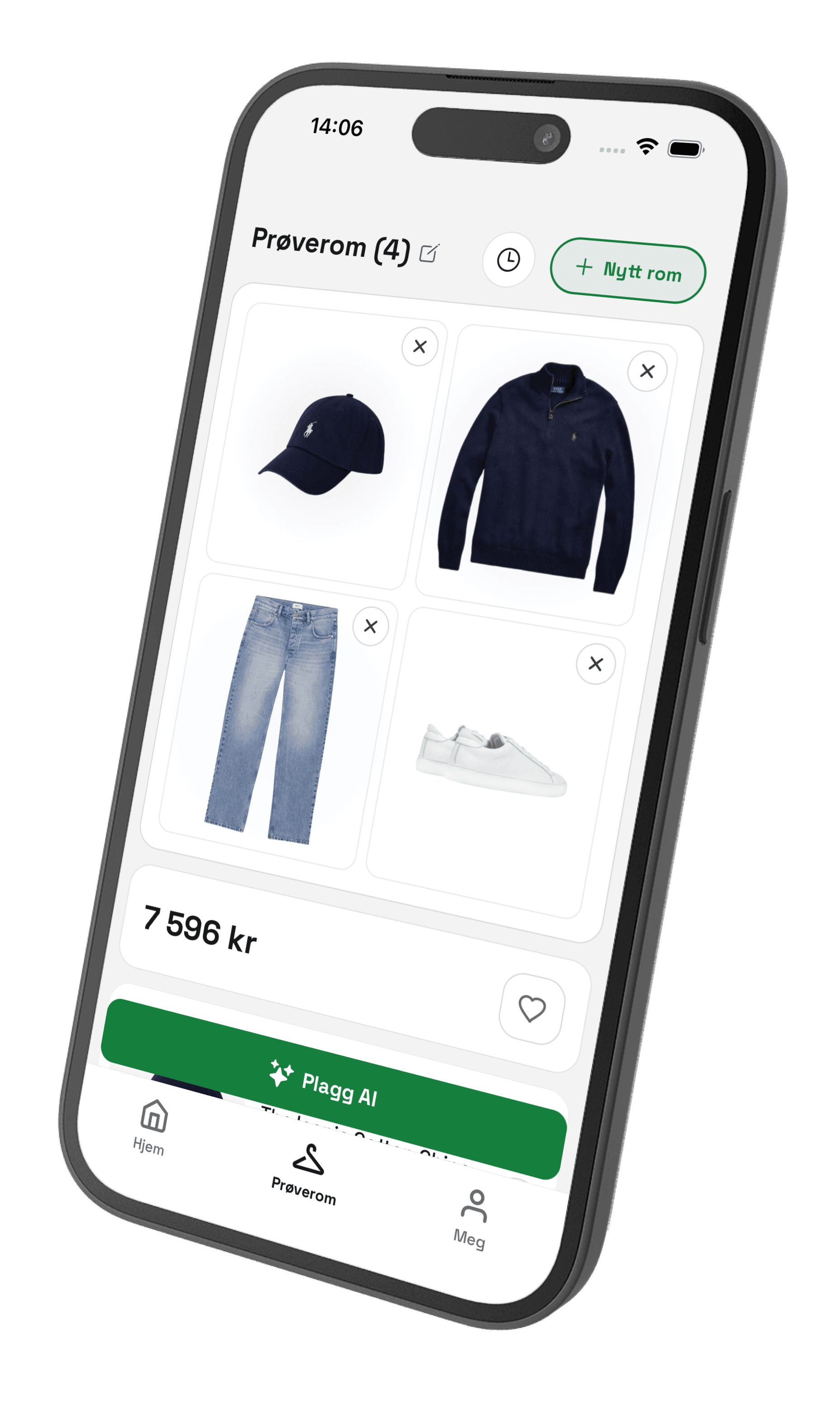 Plagg-appen — digitalt prøverom